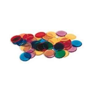  TRANSPARENT COUNTERS 250 PK 3/4 6 Toys & Games