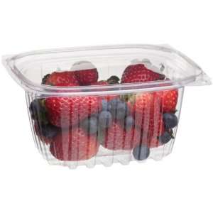 Eco Products EP RC16 16 oz Rectangular Clear Deli Container with Lid 