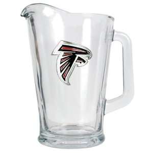   Falcons NFL 60oz Glass Pitcher   Primary Logo