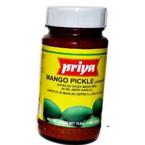 Priya Mango Pickle (Avakaya)   10.6oz  Grocery & Gourmet 