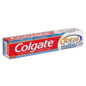 Colgate Total Whitening Paste, Anticavity Fluoride and Antigingivitis 