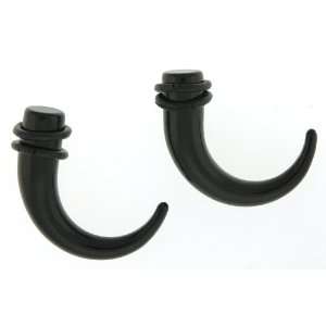  UV Talon Expanders   Black   0G Jewelry