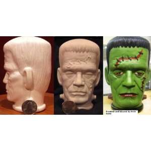  Frankenstein Hollow Smooth On Roto Cast Resin Bust Toys 