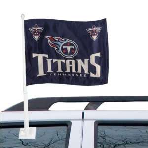  Tennessee Titans Navy Blue Car Flag