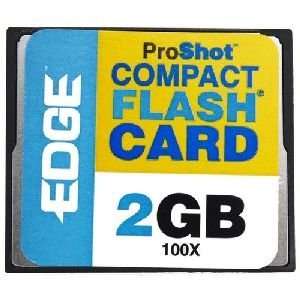  EDGE Tech 2GB ProShot CompactFlash Card   100x. 2GB PROSHOT 