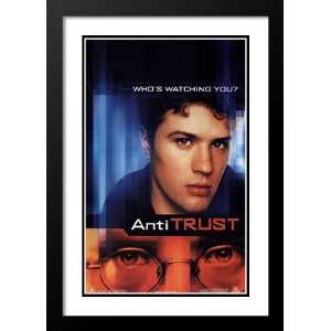 AntiTrust 20x26 Framed and Double Matted Movie Poster   Style B   2001