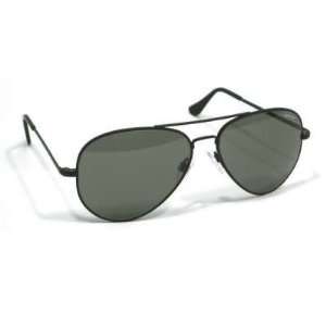  Randolph Concorde Sunglasses 61MM Matte Black Frame Grey 