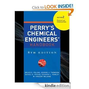 PERRYS CHEMICAL ENGINEERS HANDBOOK 8/E SECTION 2 PHYSICAL & CHEM DATA 