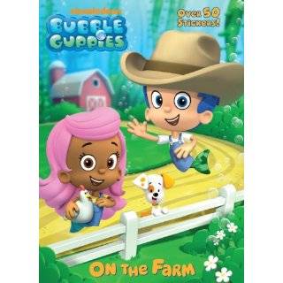 On the Farm (Bubble Guppies) (Super Color with Stickers) Paperback by 