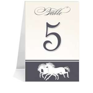   Table Number Cards   Horse Wisper Bronze #1 Thru #29