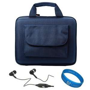  Blue Nylon Hard Cube Carrying Case for Acer Iconia Tab A200 10 