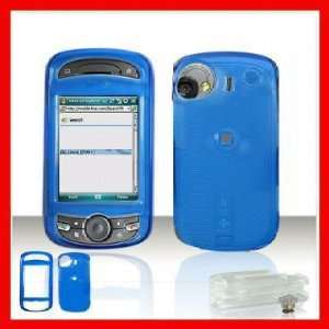 FOR HTC SPRINT MOGUL PPC6800 FACEPLATE CASE COVER   Transparent Blue
