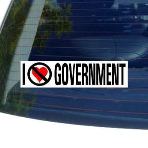  I Hate Anti GOVERNMENT   Window Bumper Sticker Automotive