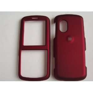 New Maroon Dark Red Rubber Texture Samsung Gravity T459 Snap on Cell 