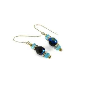   , Crystal Glass, and Pewter Fashion Dangle Earrings, Ancient Energies