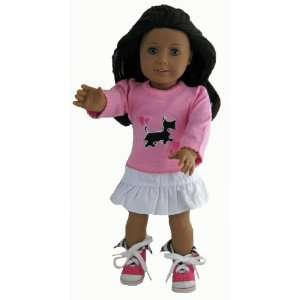   , and Pink Zebra Hi Tops Fits 18 American Girl Doll Toys & Games