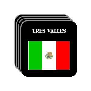  Mexico   TRES VALLES Set of 4 Mini Mousepad Coasters 