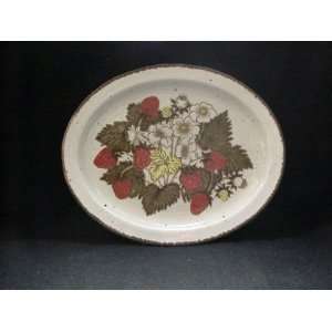  MIDWINTER (WW) 11 3/4 PLATTER STRAWBERRY 