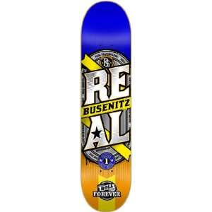  Real Busenitz Topshelf Premium Skateboard Deck   8.25 