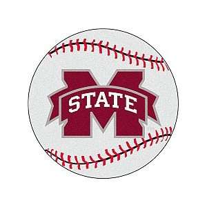  Mississippi State University Baseball Rug 