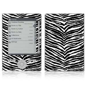 Sony Reader Pocket Edition PRS 300 Vinyl Decal Skin   Black Zebra Skin
