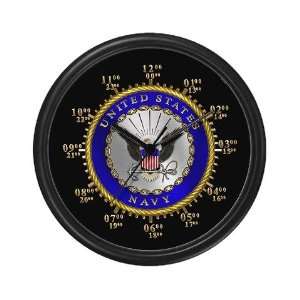 United States Navy Military Time Wall Clock