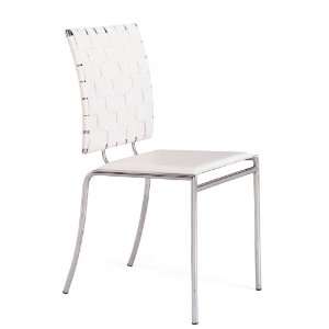  Criss Cross Chair White Set Of 4   333011