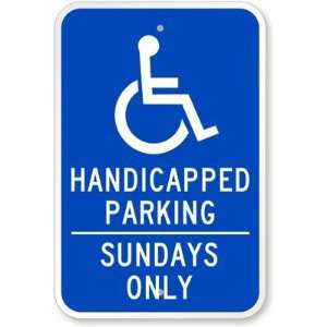  Handicapped Parking   Sundays Only (with Graphic) Engineer 