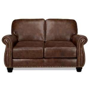  World Class Furniture 5002 Matthews Leather Loveseat in 