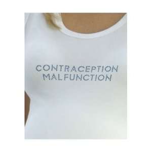 CryBaby Maternity Contraception Malfunction   Long Sleeve Color White 
