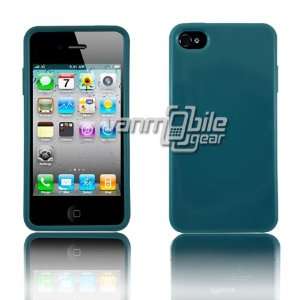 VMG Apple iPhone 4S TPU Slim Fit Skin Case Cover   Dark Teal Turquoise 