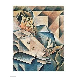  Portrait of Pablo Picasso Finest LAMINATED Print Juan Gris 
