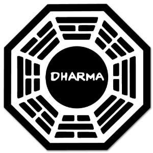  LOST TV series DHARMA Initiative sticker decal 4 x 4 