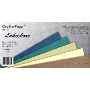  Cre8 a Page 12x12 Lakeshore Cardstock Multi Color Pack, 25 