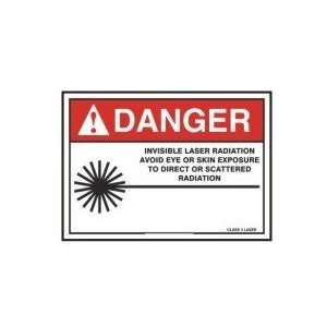 DANGER INVISIBLE LASER RADIATION AVOID EYE OR SKIN EXPOSURE TO DIRECT 