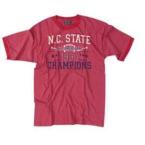 North Carolina State Wolfpack NCAA 1990 Short Sleeve 