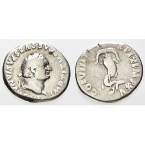    Roman Empire Titus 79 81 AD 1820mm 323g Silver 