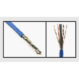 com Ethernet Cable, CAT6 Blue   1000ft Bulk UTP CM Rated Solid Cable 