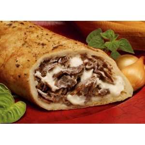 Steak and Provolone Cheese Stromboli 4 Grocery & Gourmet Food