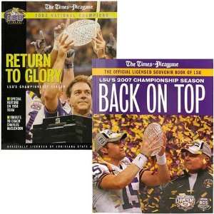   Back On Top LSUs 2007 Championship Season (The Times Picayune) Book
