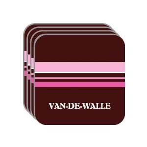 Personal Name Gift   VAN DE WALLE Set of 4 Mini Mousepad 