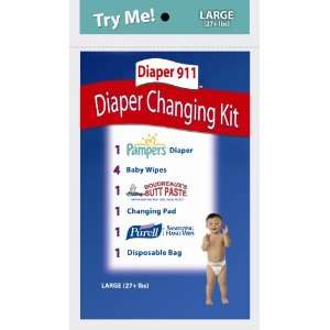 Diaper911 Diaper Changing Kit Sixteen (16) Pack (Medium) For Children 