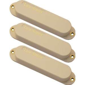  Lace Sensor Gold Guitar Pickups 3 Pack S S S Set Cream 