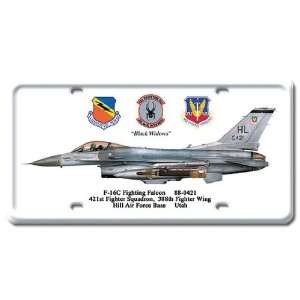  F 16C Fighting Falcon License Plate