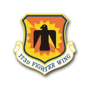  US Air Force 173rd Fighter Wing Decal Sticker 3.8 6 Pack 