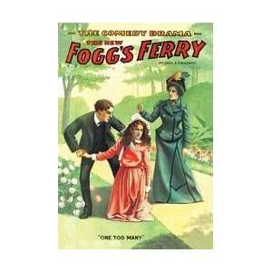  One Too Many Foggs Ferry Comedy Drama 12x18 Giclee on 