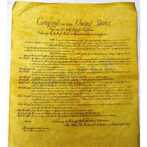  Replica Document   Bill Of Rights 1789 