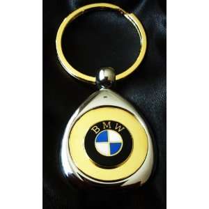 BMW 18 Carat Gold Filled & Silver Keyring 