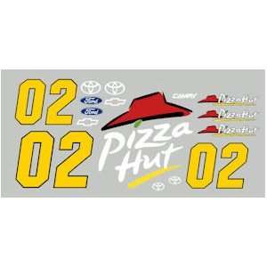  Go Fast   #2 Pizza Hut Sticker Kit, 4.5 Inch (Slot Cars 