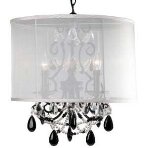 Progress Lighting P8731 01 18 Inch Silver Chiffon Shade for Use with 